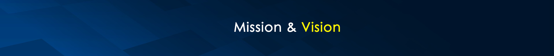 Mission and Vision Banner